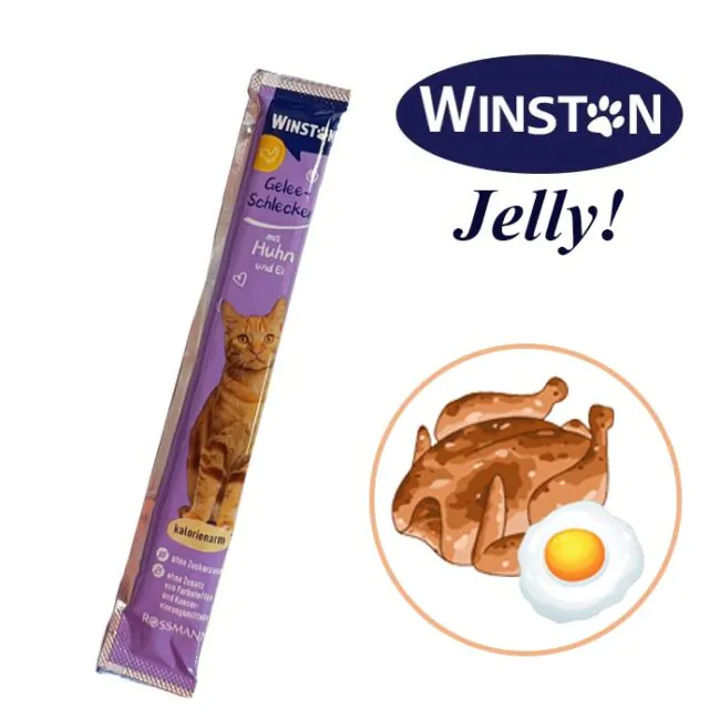 بستنی ژله ای گربه وینستون با طعم مرغ WINSTON